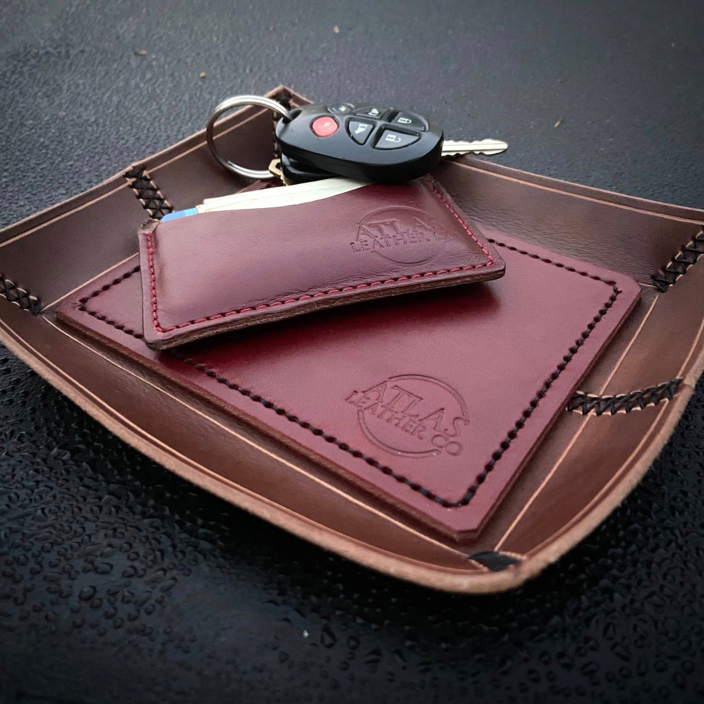 Leather EDC Tray