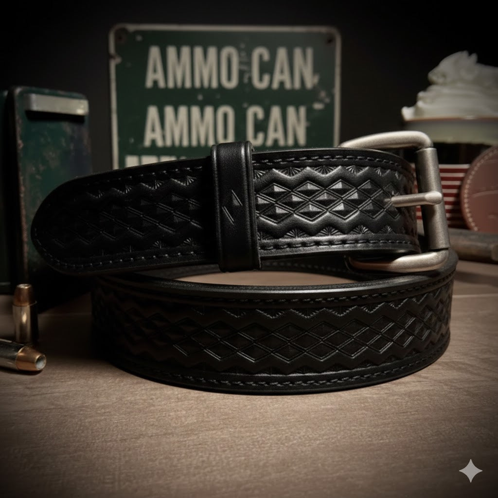 Diamondback Leather Belt