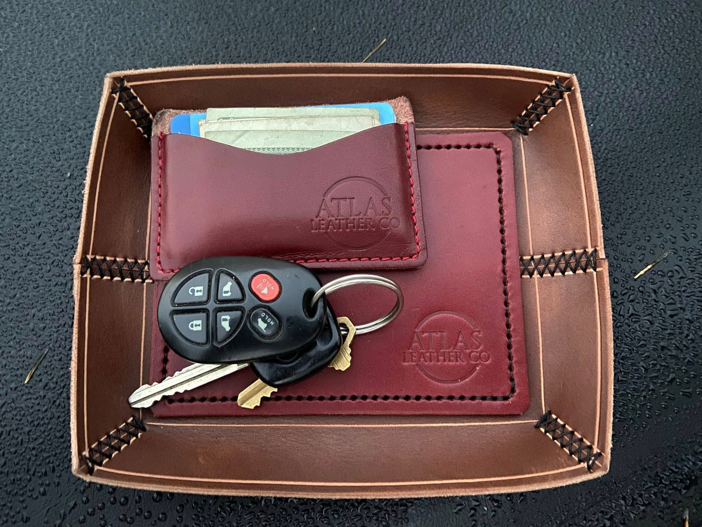 Leather EDC Tray