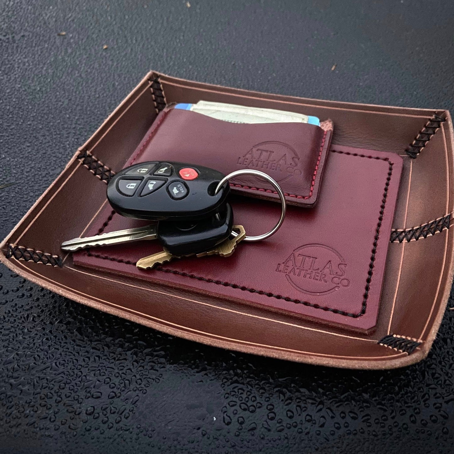 Leather EDC Tray