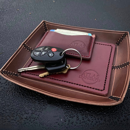 Leather EDC Tray
