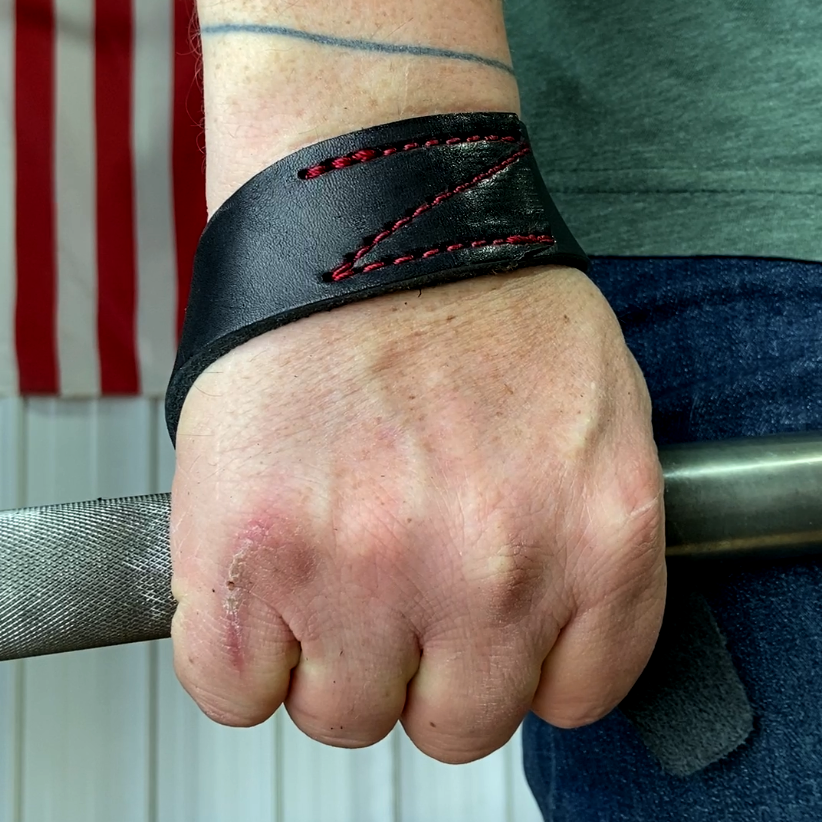 Leather Deadlift Straps