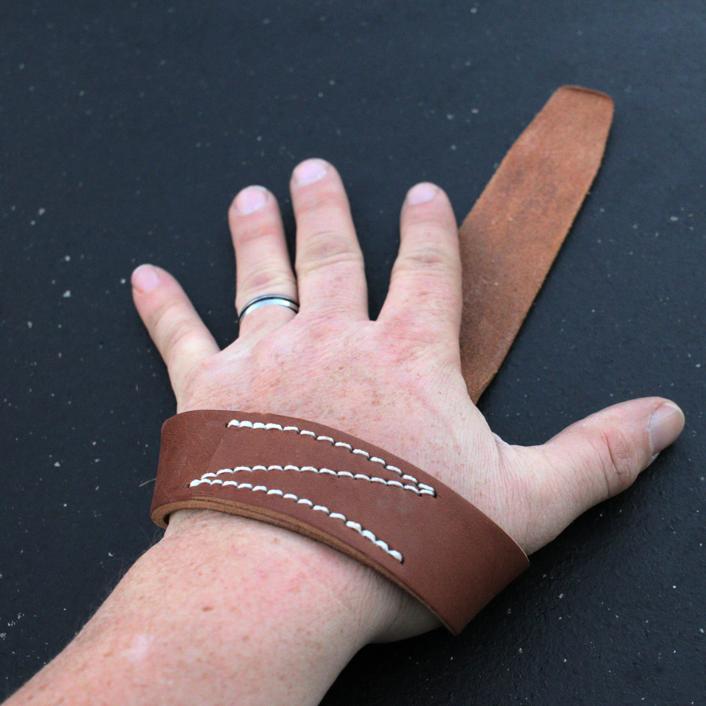 Leather Deadlift Straps