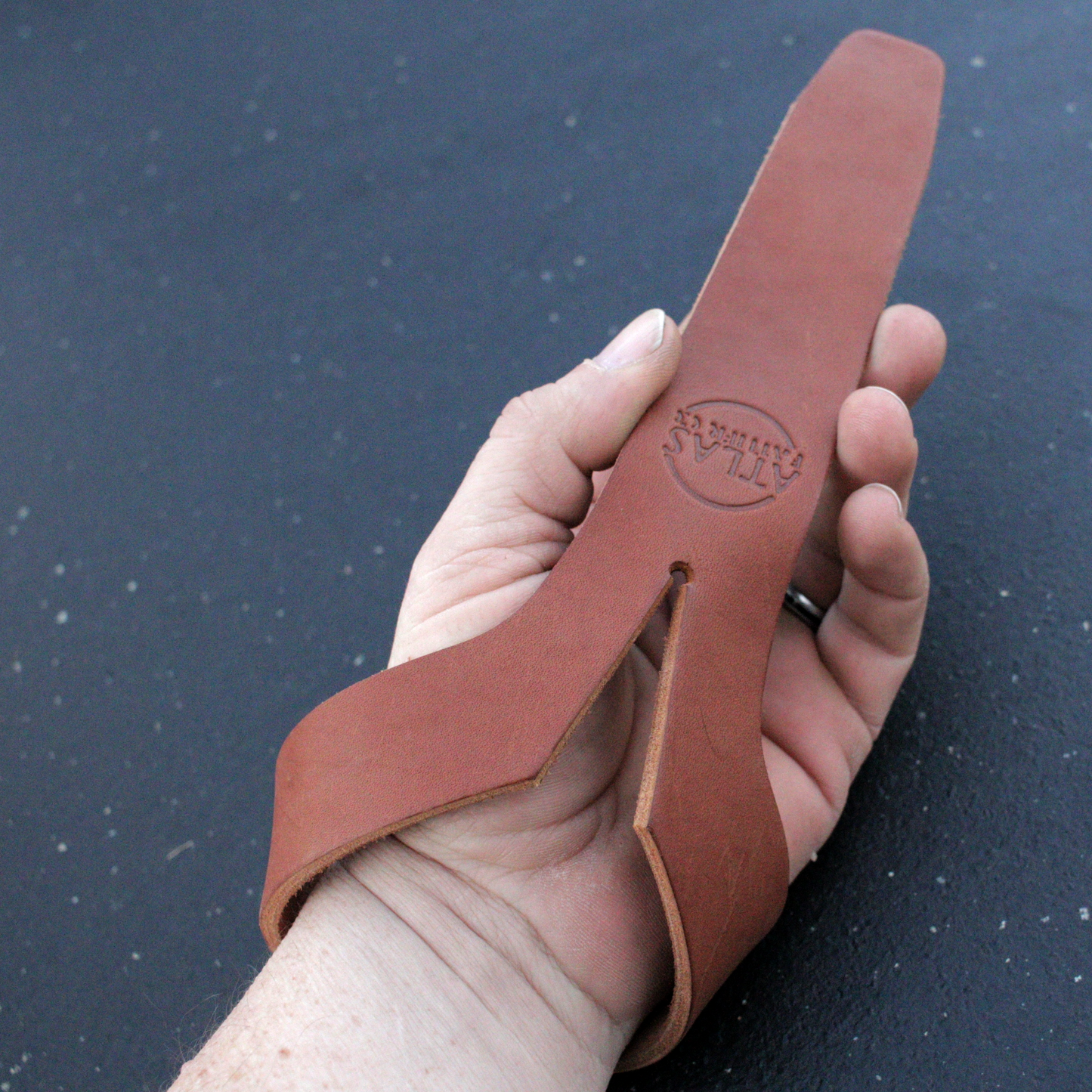 Leather Deadlift Straps